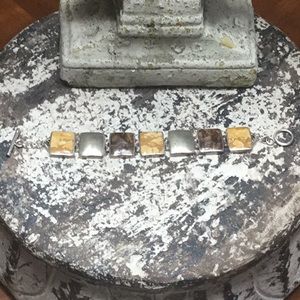 Silpada Stone and Silver Bracelet